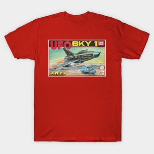 Vintage Model Kit Box Art - UFO Sky-1 T-Shirt